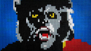 The Beginning of "Thriller" Animated Entirely in LEGO Bricks